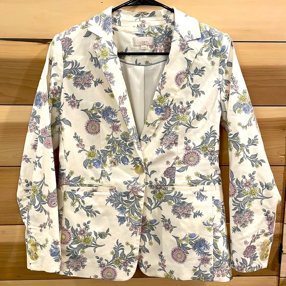 Loft Floral Blazer